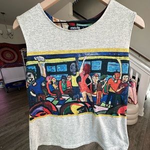 Mayta Art to Wear Sleeveless Top XL